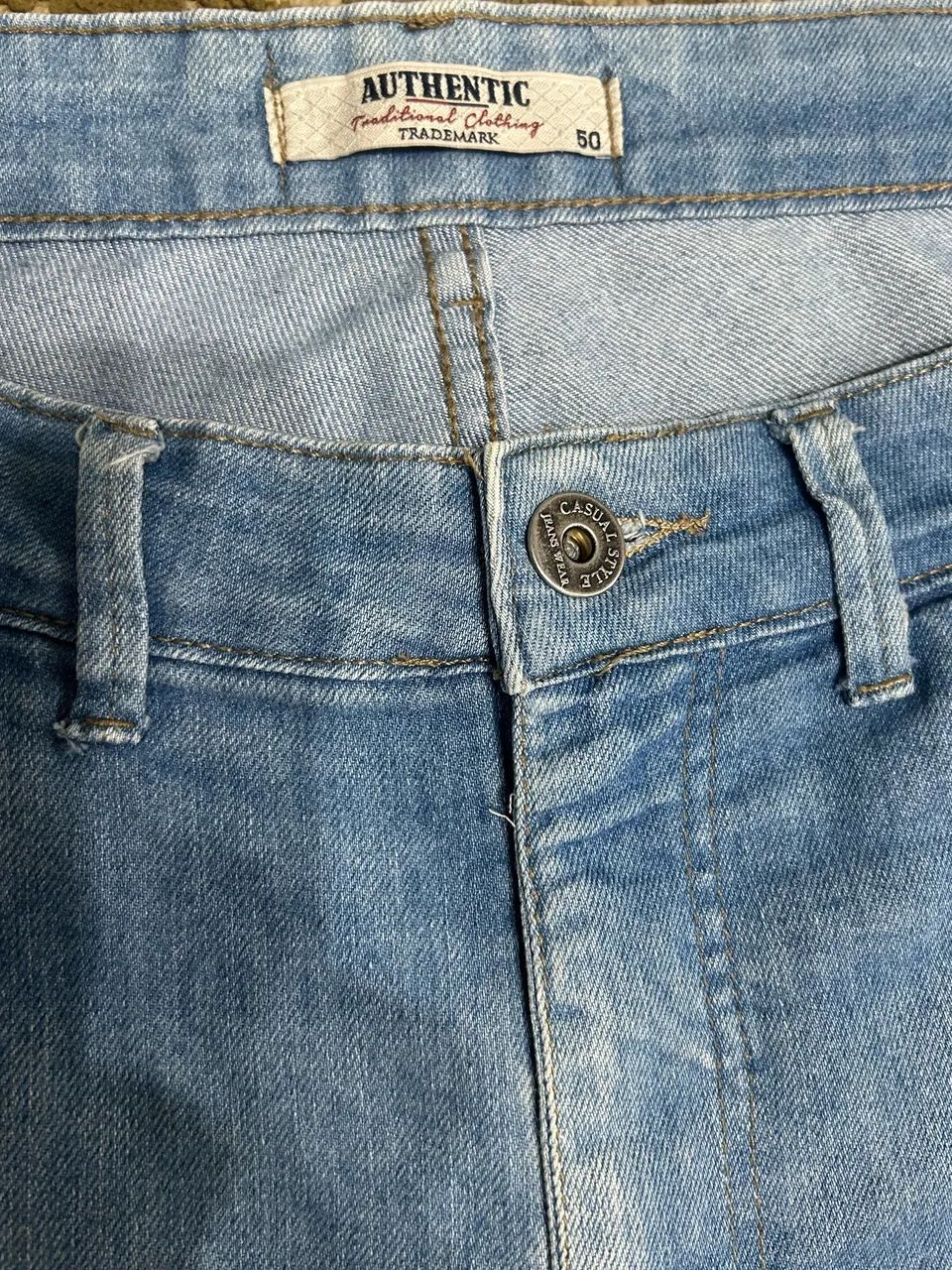 Bermuda masculina jeans - tamanho 50 - Foto 4