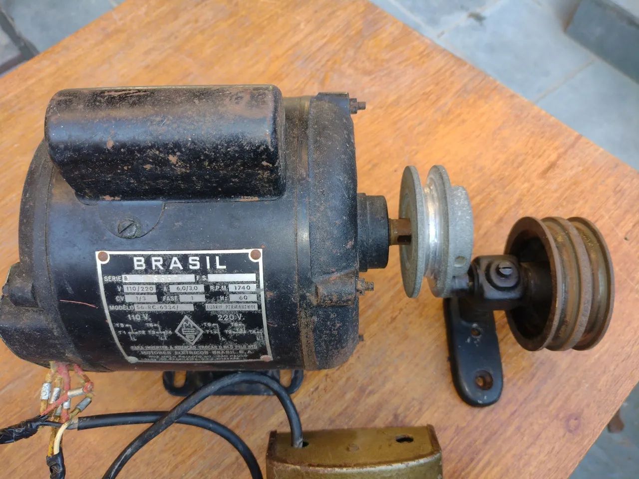 Motor para bancada com avanço de correia - Foto 2