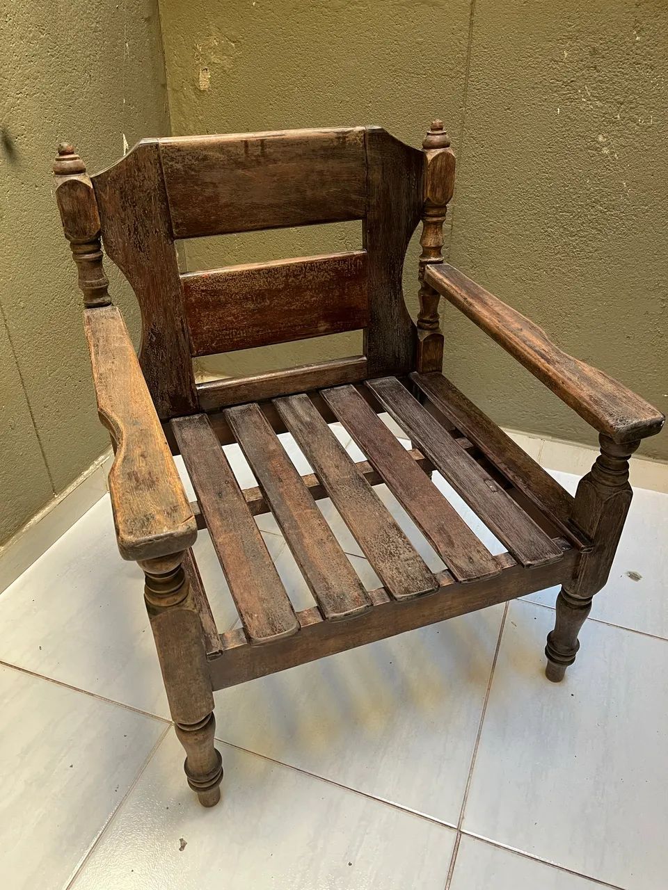 Poltronas rústicas de madeira  - Foto 3