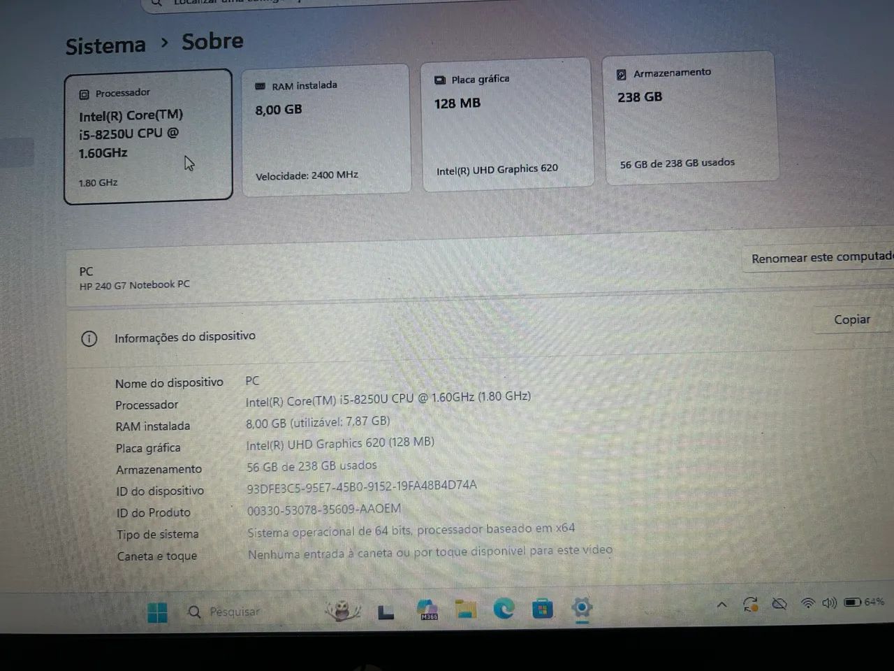 Vendo note HP aceito cartão  - Foto 3