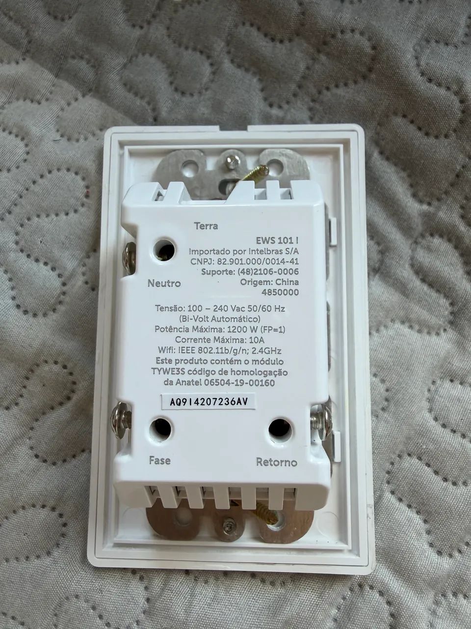 Interruptor Inteligente Intelbras WI FI EWS 101 - Foto 4