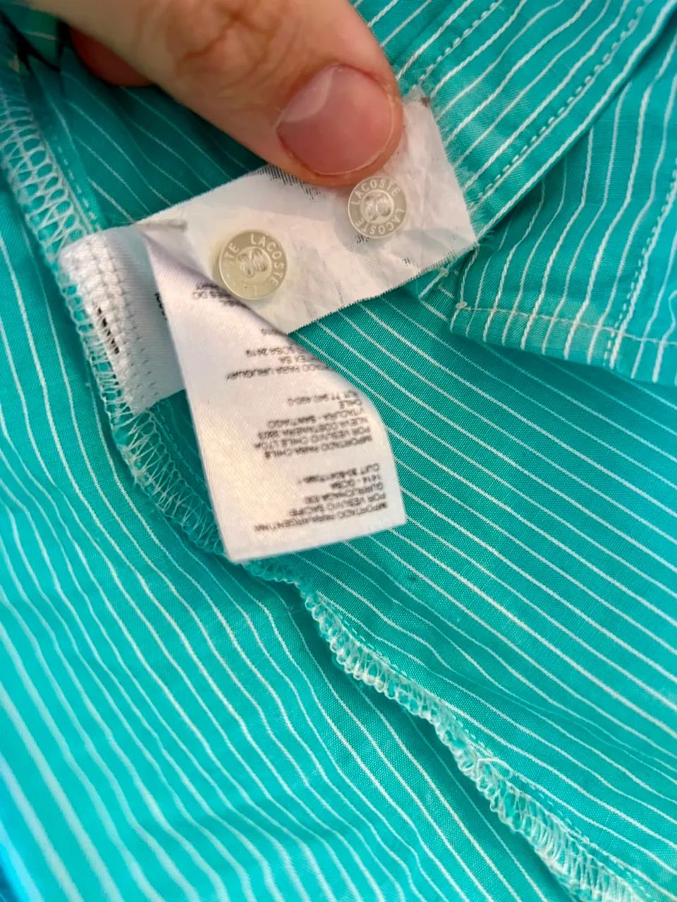Camisa Lacoste feminina TAM 40 - Foto 5