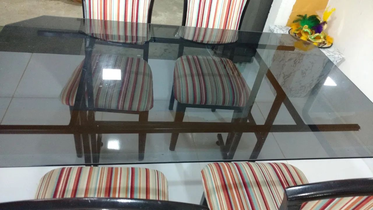 Mesa vidro fumê - Foto 3