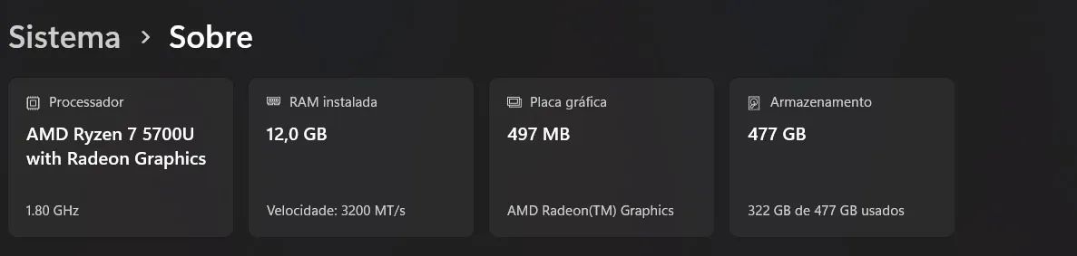 **VENDO NOTEBOOK ACER 5 12 de RAM 512 de SSD RYZEN 7!** - Foto 5
