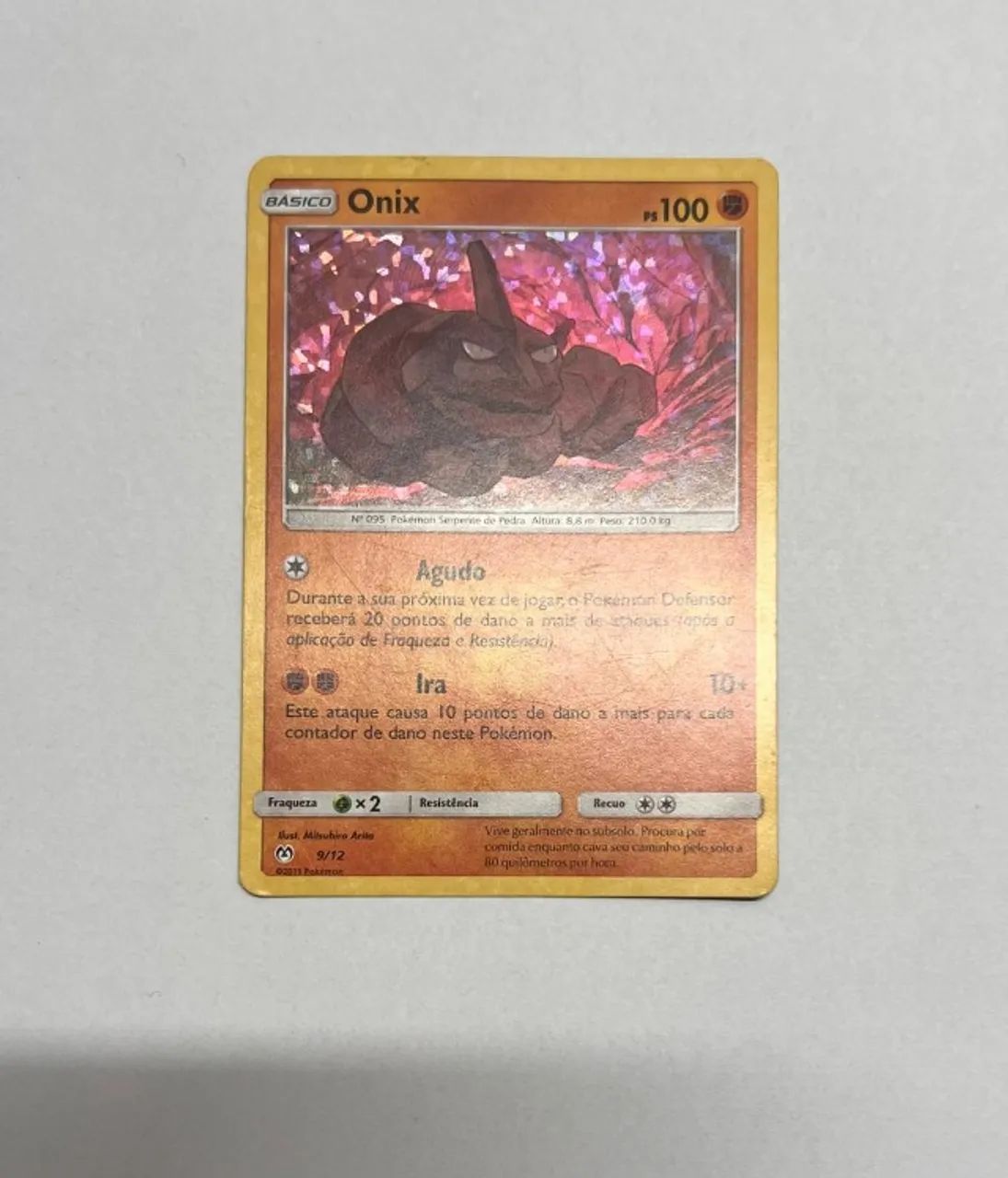 Carta Pokémon Onix (9/12)