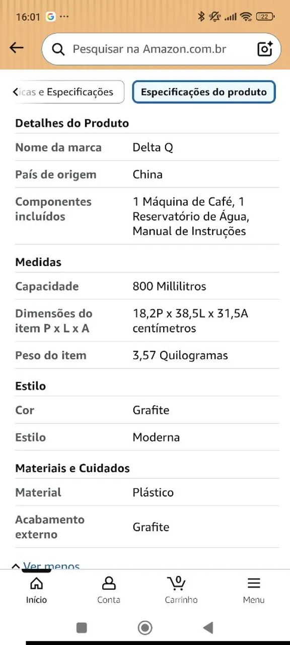 Cafeteira Cápsulas Delta Q Quick - Foto 5