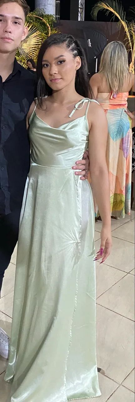 Vestido de formatura verde - Foto 2