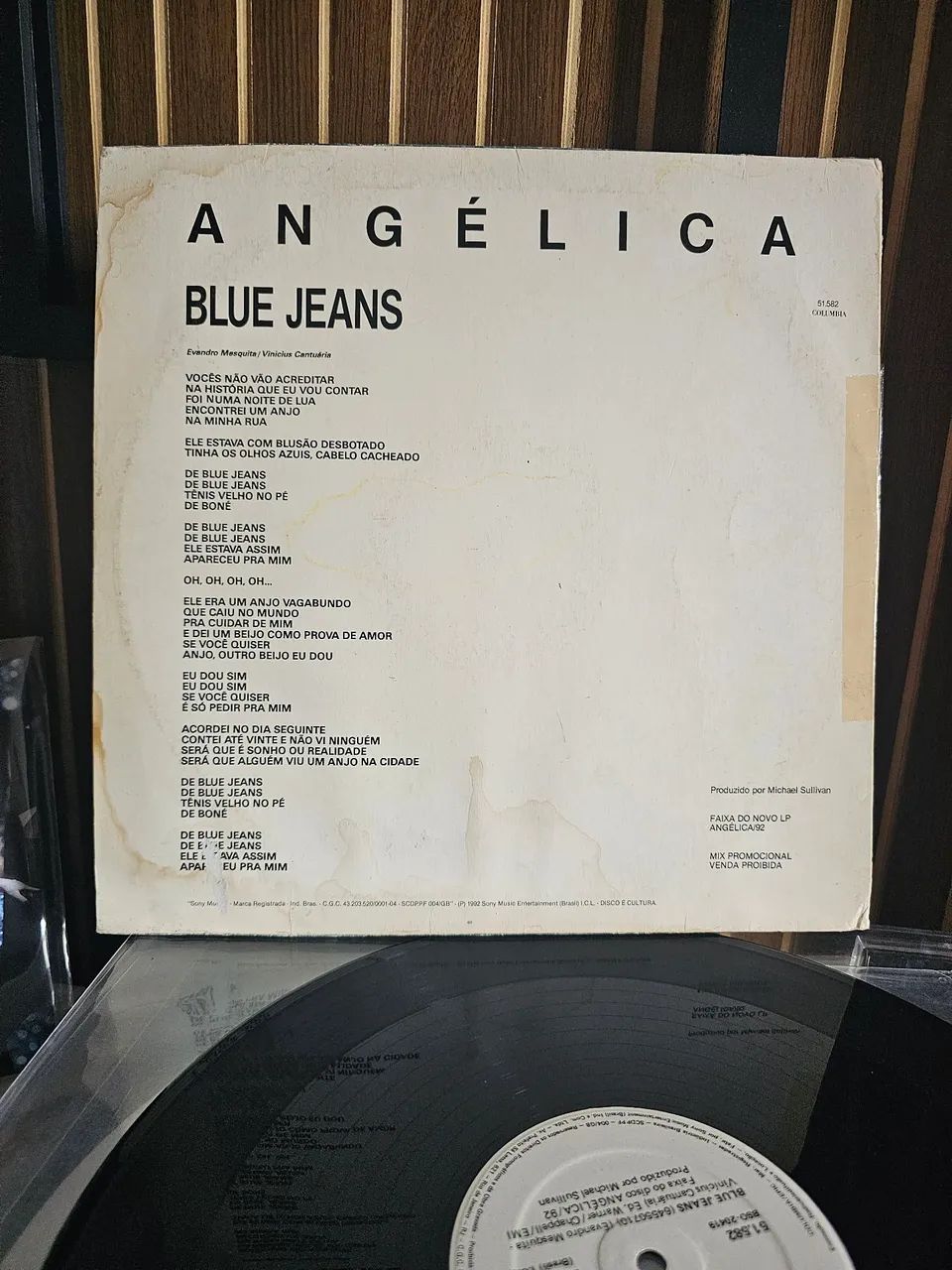 LP ANGÉLICA BLUE JEANS SINGLE RARO - Foto 3