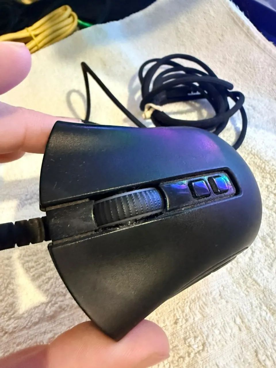 Mouse Razer Deathadder V2 - 20k DPI - RGB - USADO - Foto 5