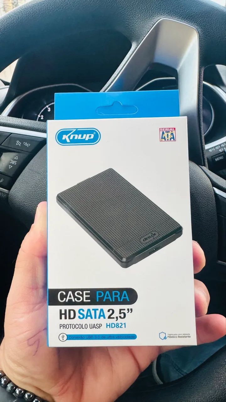 CASE SATA USB 2.0 PARA HD 2,5 - MARCA: KNUP - KP-HD821  - Foto 3