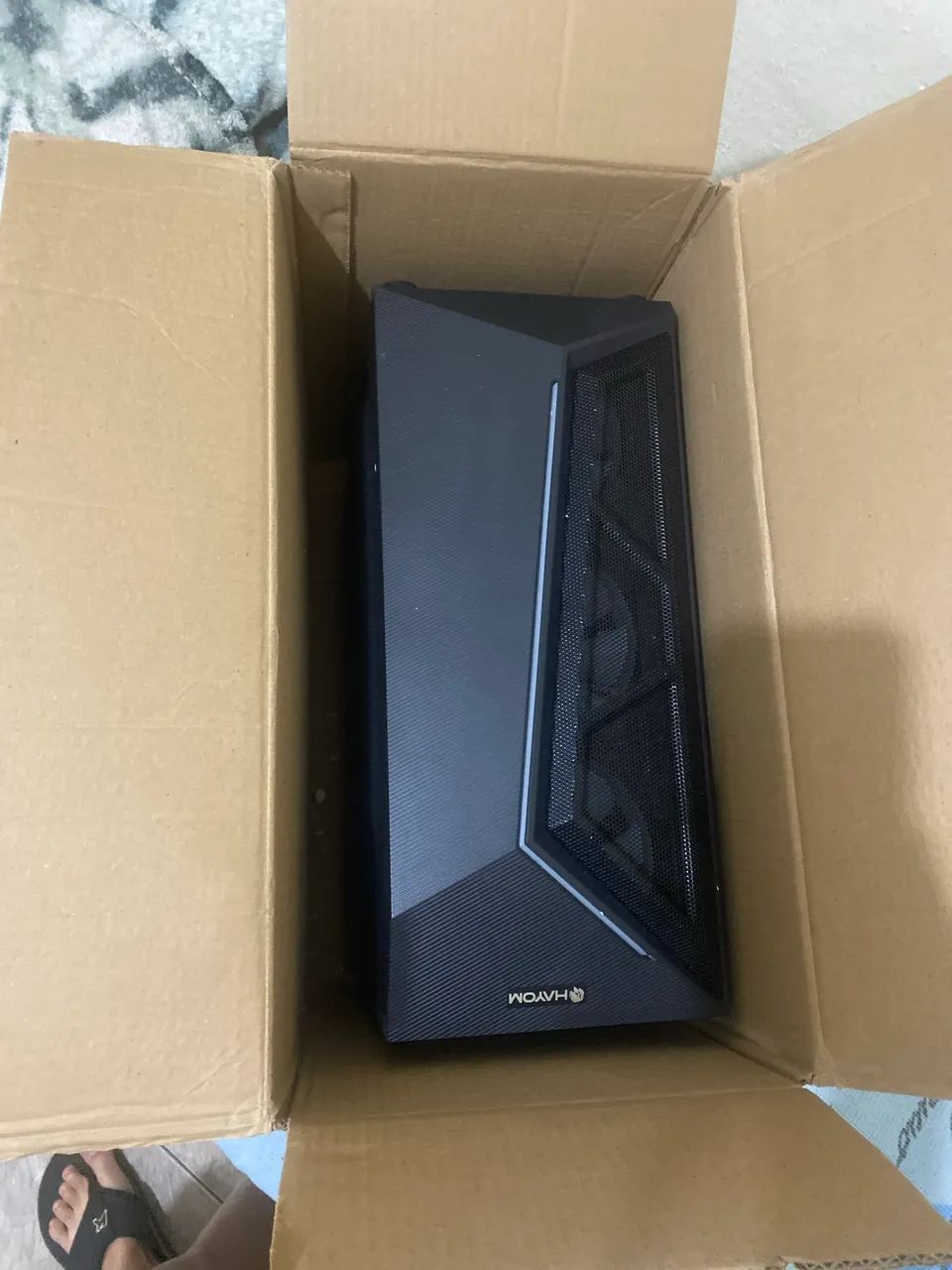 Gabinete 4 fan rgb na caixa  - Foto 2