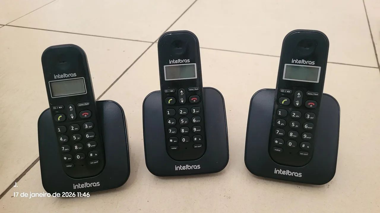 Trio de telefone sem fio Intelbras  - Foto 2