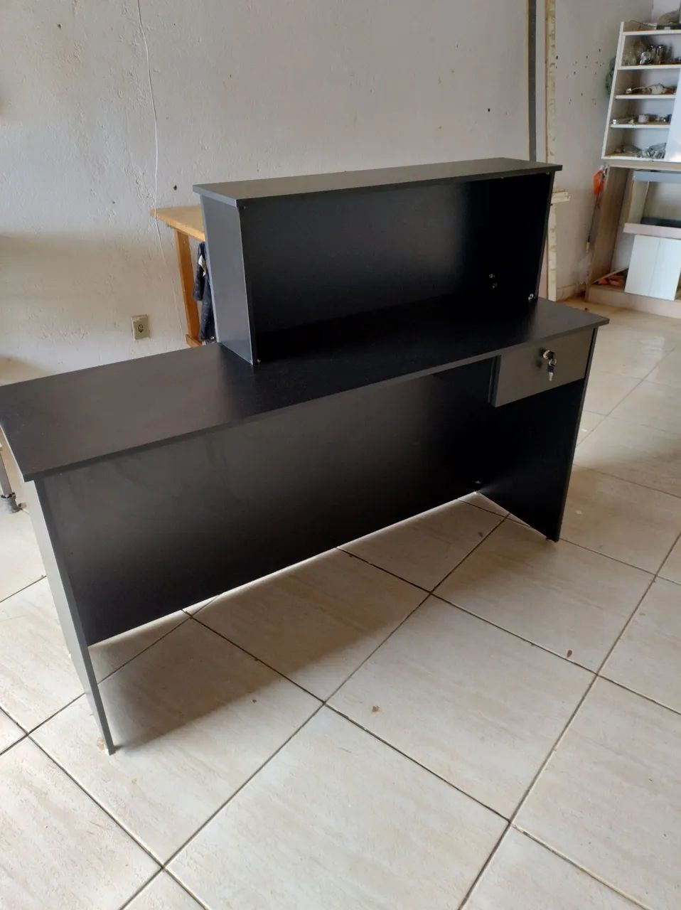 Balcão 100%mdf  preto tx dupla face  - Foto 4