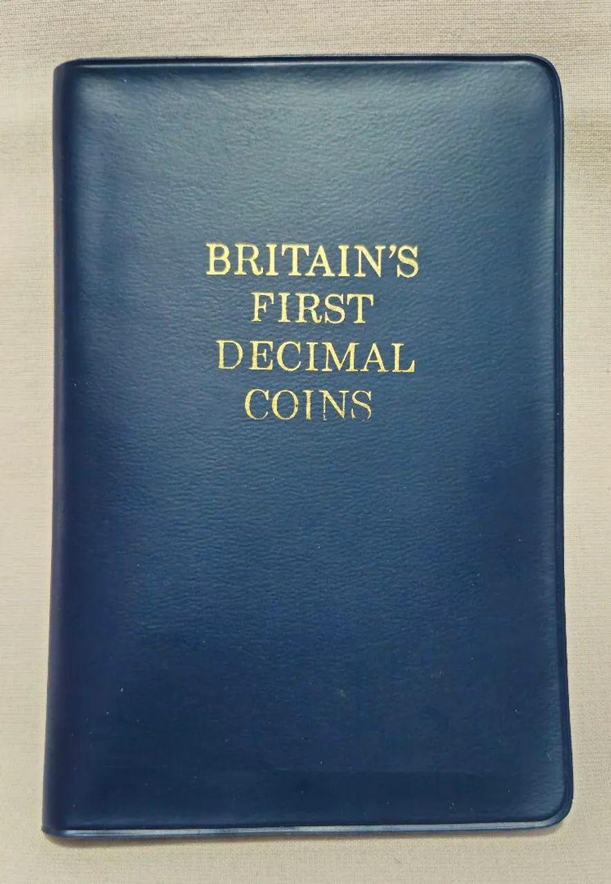 5x moedas Royal Mint Britain First Decimal Coins Original Pack - Foto 2