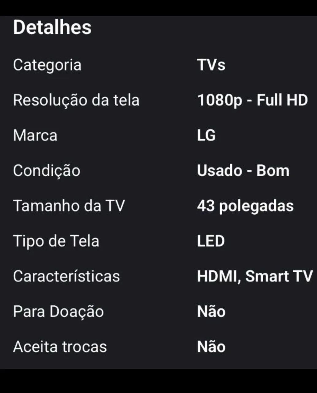 Televisão LG Smart Tv 43 polegadas - Foto 4