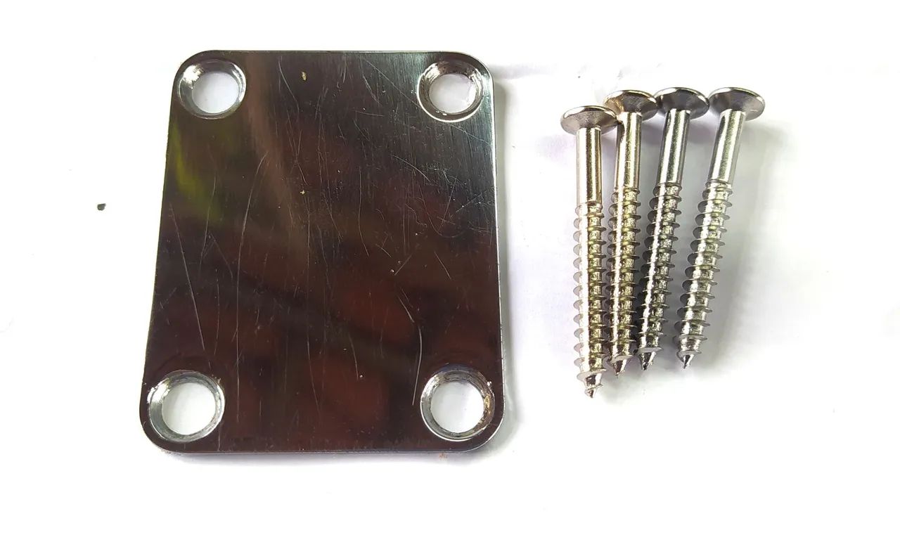 Neck Plate cromado
