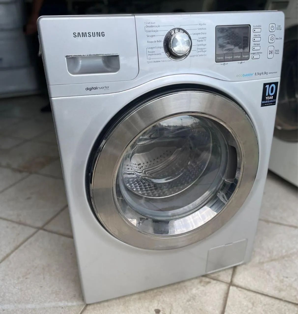 Lava e seca Samsung 8,5 KG prata  - Foto 3