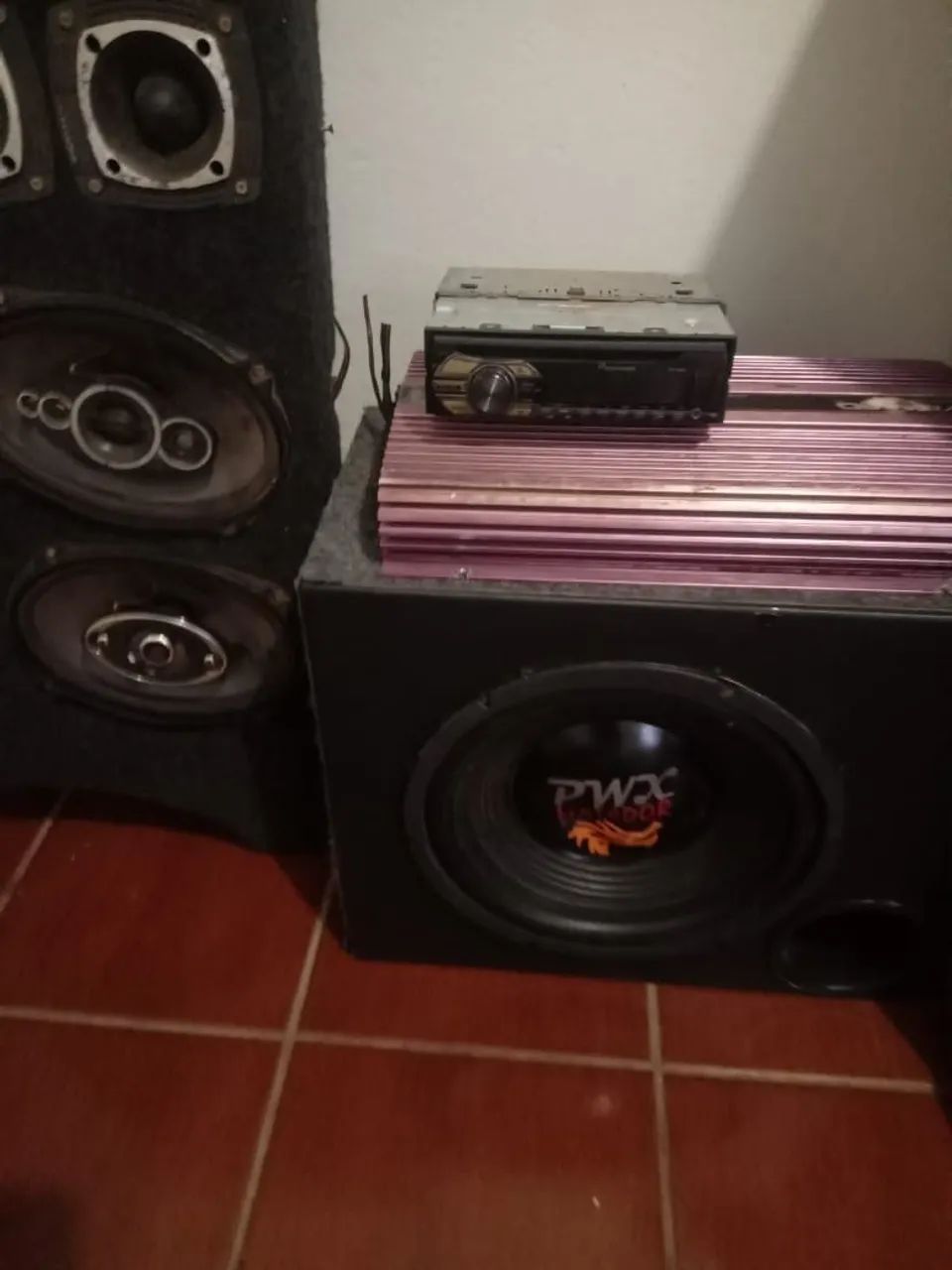 Auto falante e potência 