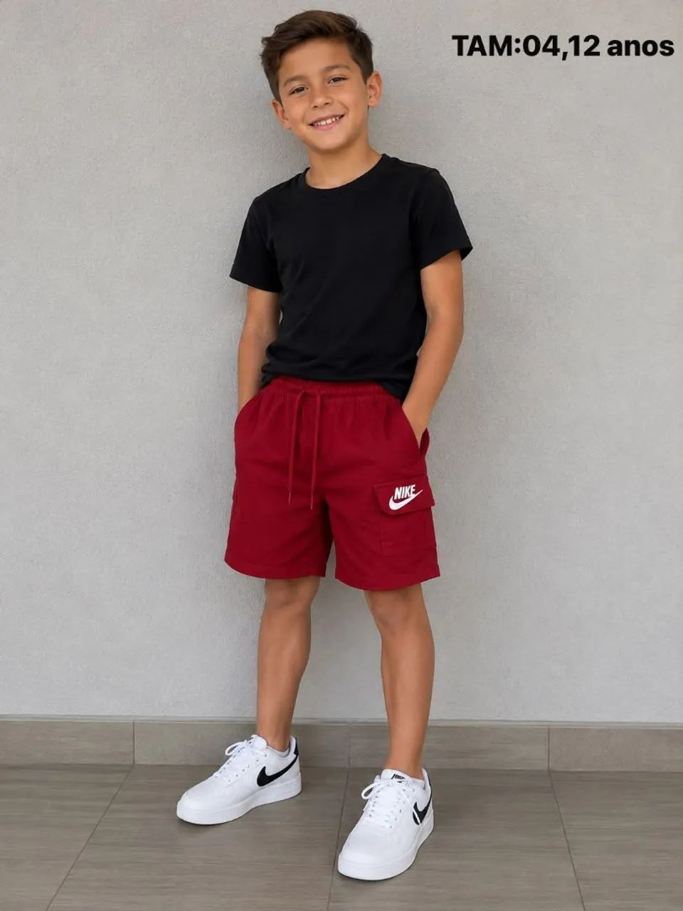 Bermudas infantil modelos cargo da Nike  - Foto 4