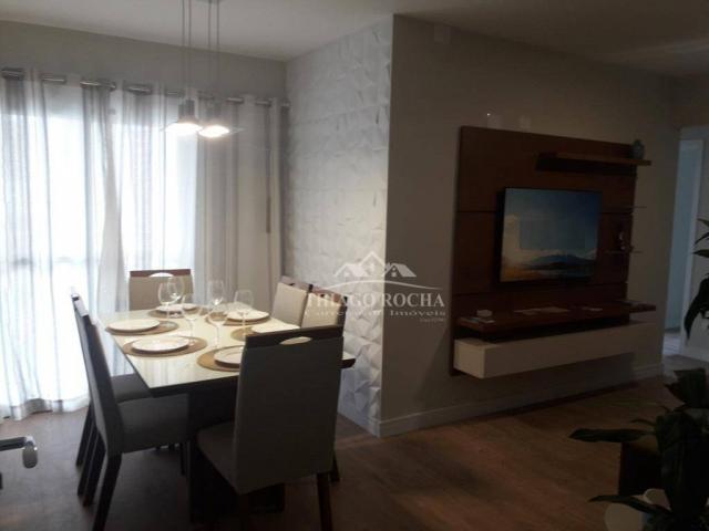 Apartamento alto padrão, 3 quartos, 1 suíte, sacada com churrasqueira, elevador e academia - Foto 2