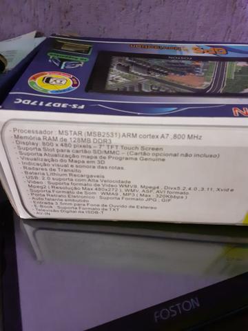 Gps fostom tela de 7 polegadas com tv - Foto 3