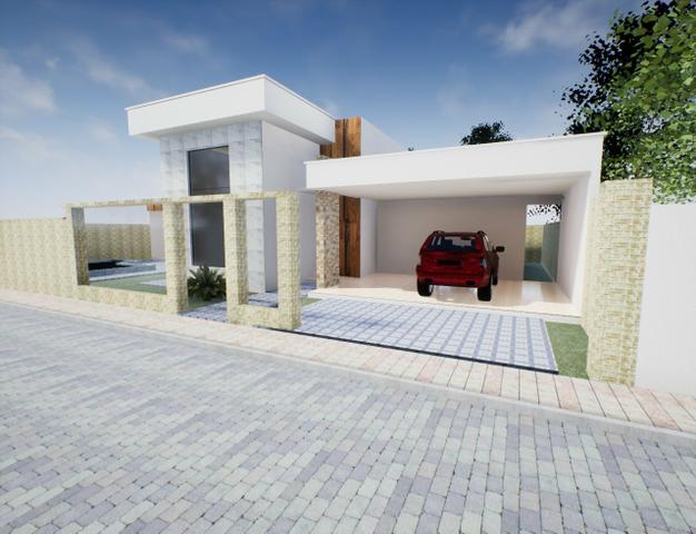Casa nova 3suítes piscina churrasqueira rua 6Vicente Pires condomínio fechado - Foto 4