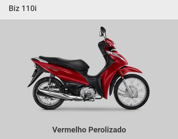 Biz 110, com entrada de 250,00