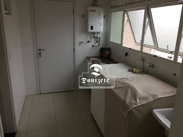 Apartamento com 4 dormitórios à venda, 165 m² por r$ 1.300.000 - bairro jardim - santo and - Foto 19