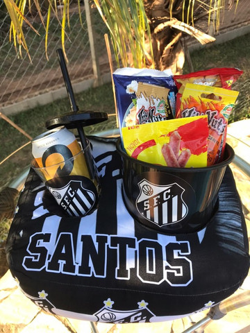Almofadas Kit porta pipoca de time - Foto 4