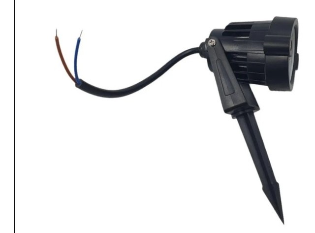 Luminária Espeto Jardim Lâmpada Led 7w (Branco Quente) - Foto 2