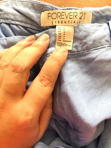 Shorts azul bebê Forever 21 - Foto 3