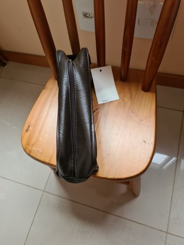 necessaire masculina couro preto - Foto 4