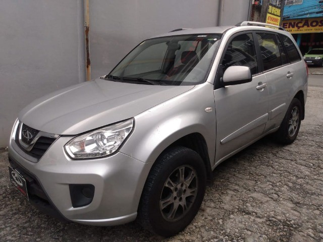 CHERY TIGGO 2.0 PRATA 2015 PRATA COMPLETA C/ GNV!!! CONFORTO E ECONOMIA!!!