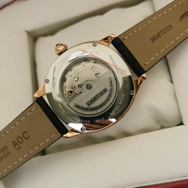 Relógio Cartier Drive Automático em Couro Novo  - Foto 6