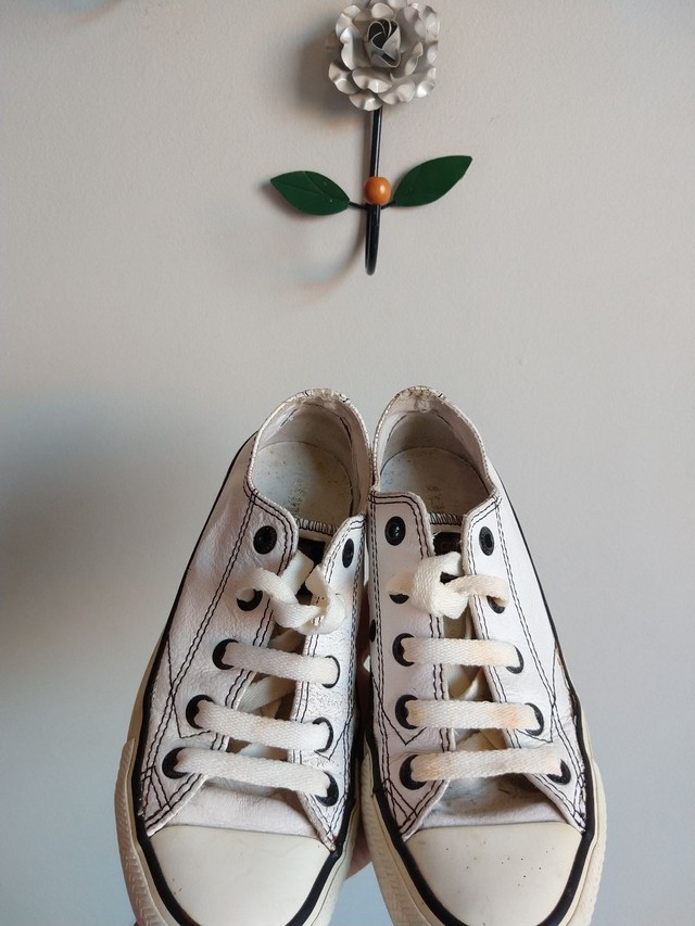 Tênis ALL star converse couro branco Tam 33 - Roupas e calçados - Ipanema,  Rio de Janeiro 1010082573 | OLX