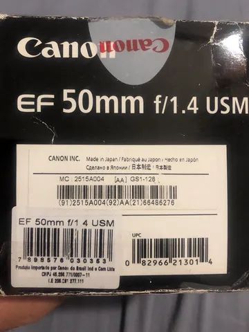 Objetiva Canon 50mm f/1.4 - Foto 5