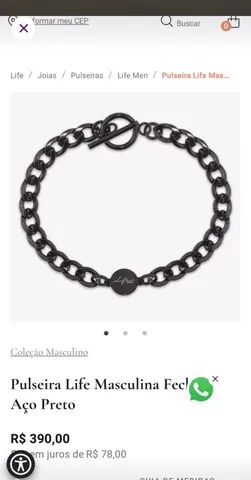 Pulseira Masculina Vivara - Foto 4