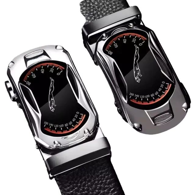 Cinto Luxo Fivela Automatica Couro Pu - Foto 2