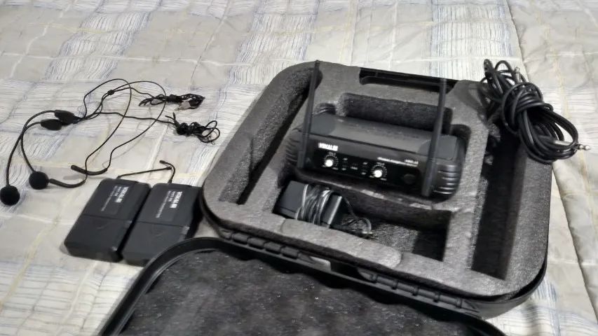 Microfone sem Fio HeadSet Duplo  - Foto 3