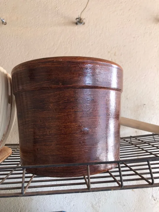 Vaso de barro plantas