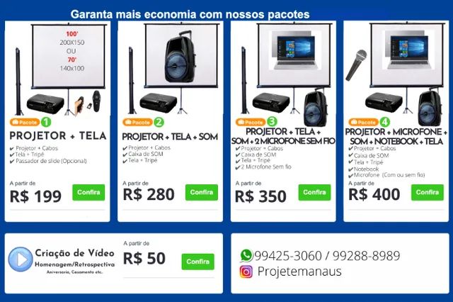 Alugo Projetor Data Show - Foto 6