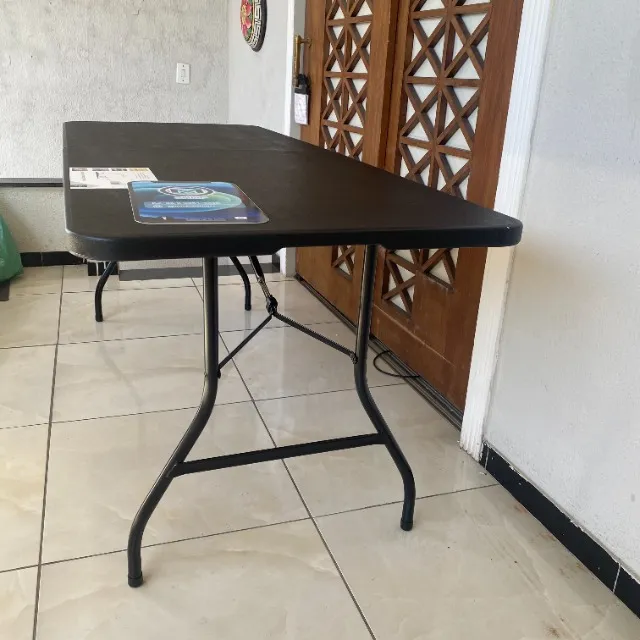 Mesa portátil dobrável COR PRETA nova promoção