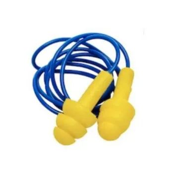 PROTETOR AURICULAR PLUG AMARELO COM POLIMERO 