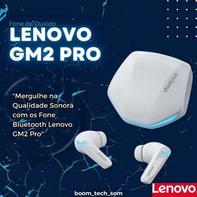 Fone Sem Fio Lenovo GM2 Pro Bluetooth | Garantia | Modo Gamer | Pronta Entrega - Foto 2