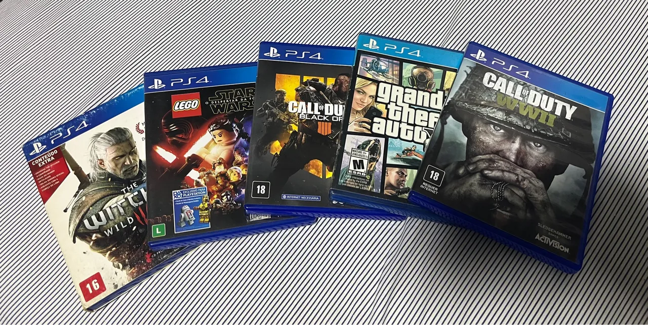 Jogos mídia física PS4/PS5