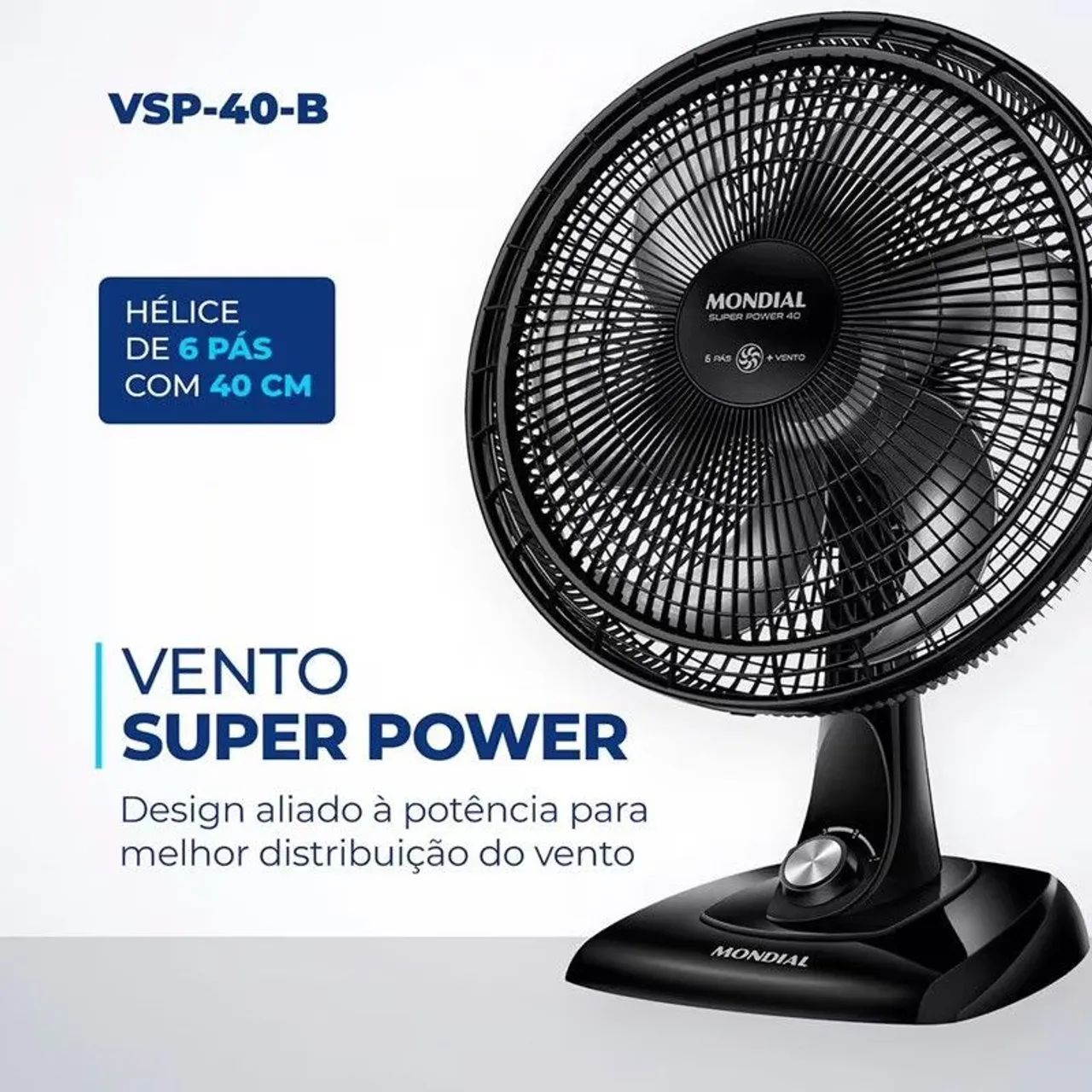 Ventilador de Mesa Mondial Super Power 40 - Foto 2