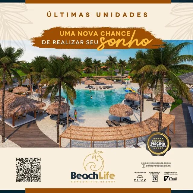 Cond: Beach Life 1° Condomínio Resort 