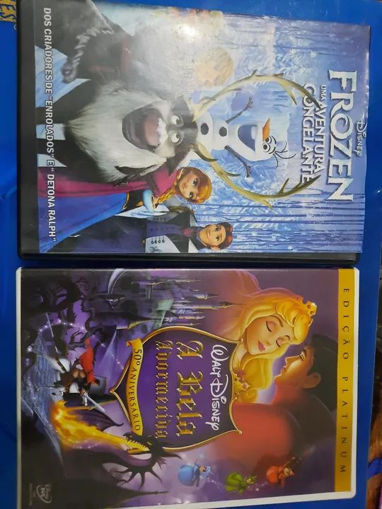 DVD Frozen - Uma Aventura Congelante e A Bela Adormecida - Edição Platinum