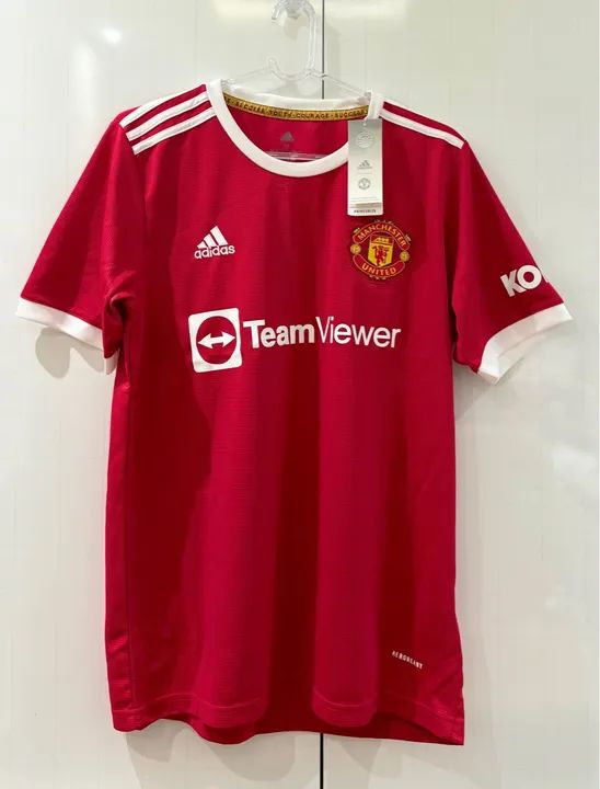 Camisa Manchester United Home 21/22 - Tamanho M - Frete Grátis e Envio Imediato!