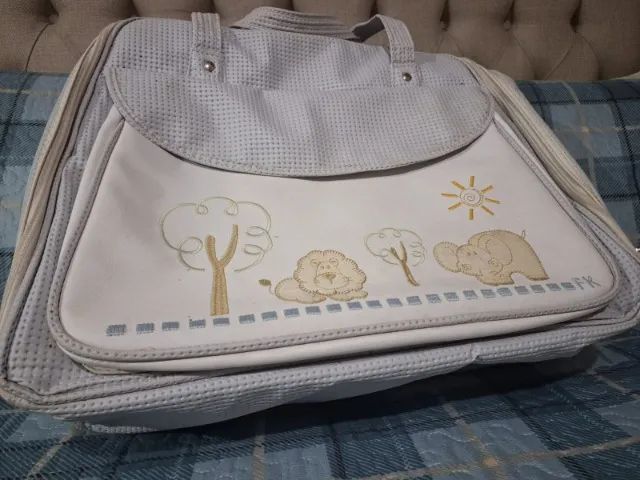 BOLSA MATERNIDADE AZUL Leao e Elefantinho - Foto 2